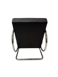 Art Deco Modernist Bauhaus Tubular Steel Lounge Chair by Frits Kuyken, 1936